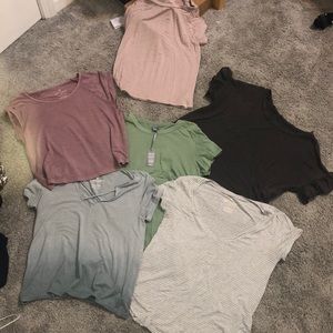 6 American eagle soft t-shirts